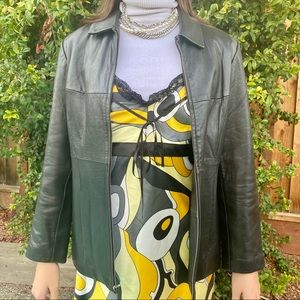 Faux Leather Jacket